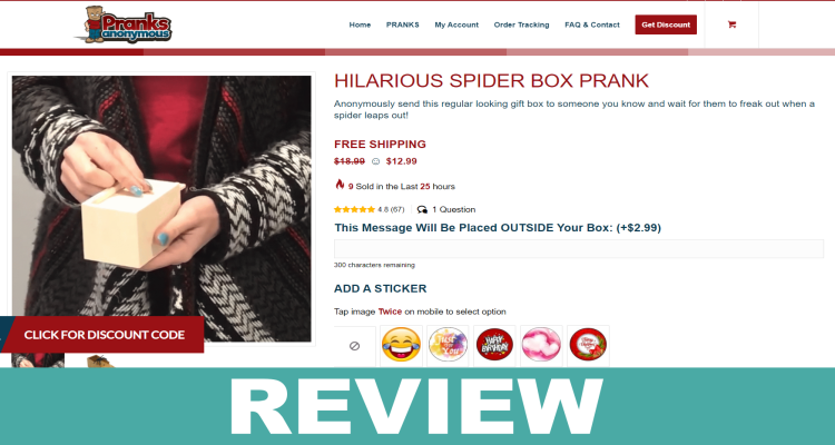 Spider Box Prank Reviews