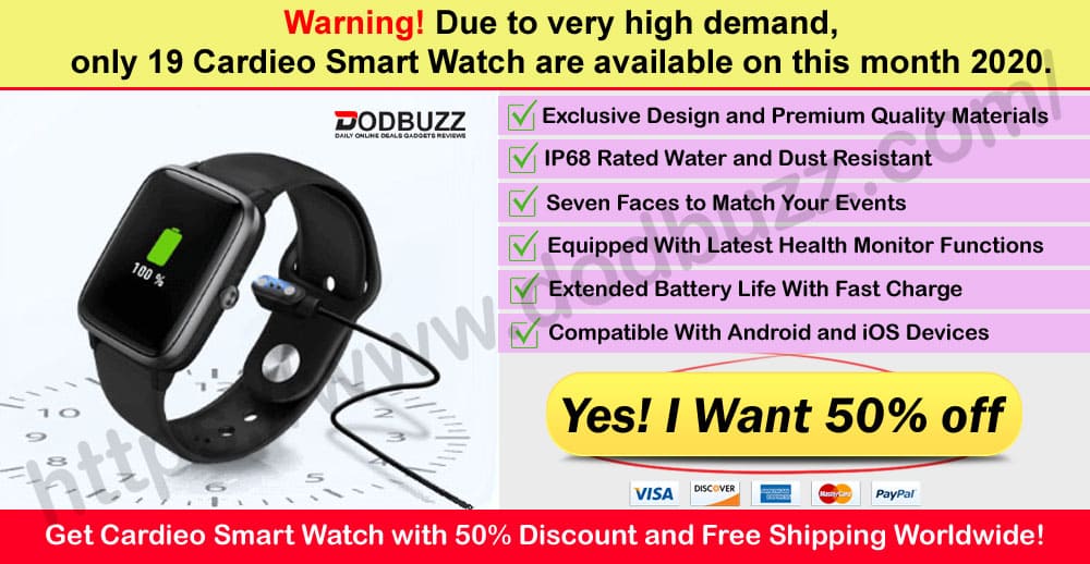 Cardieo Smart Watch Where to Buy on Dodbuzz