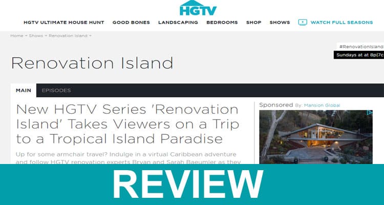 Renovation Island Website 2020