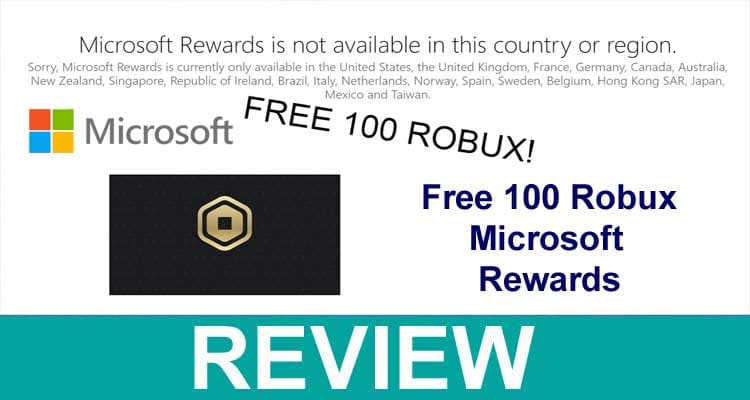 Free 100 Robux Microsoft Rewards 2020