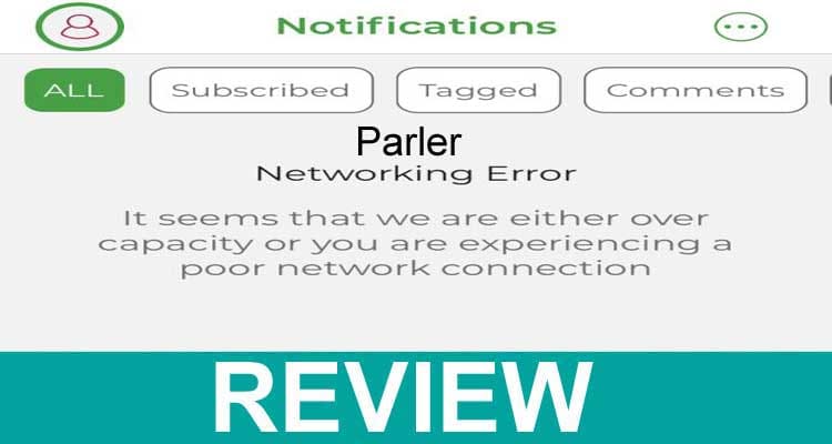 Parler Networking Error 2021