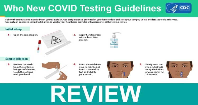 Who New COVID Testing Guidelines, 2021.