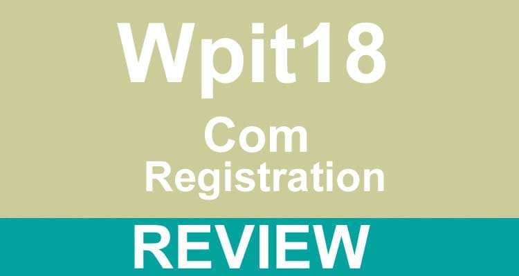 Wpit18 Com Registration 2020.