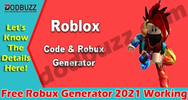 Free Robux Generator 2021 Working