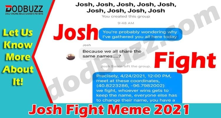 Josh Fight Meme 2021.