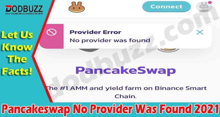 Pancakeswap No Provider Was Found {April} Read To Fix!