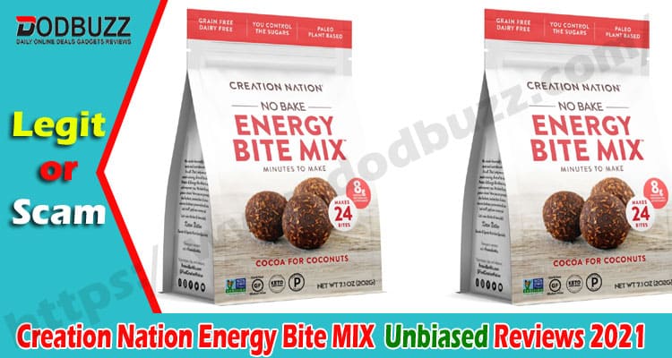 Creation Nation Energy Bite MIX Review 2021.