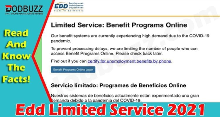 Edd Limited Service 2021