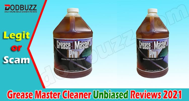 Grease Master Cleaner Reviews (June) Is This Legit Item?