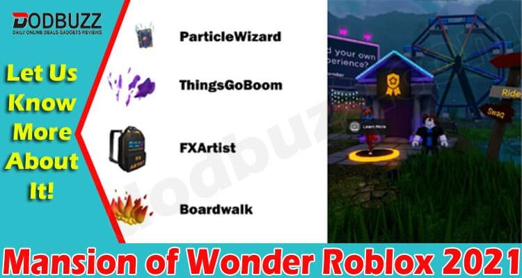 Gaming News Mansion Of Wonder Roblox