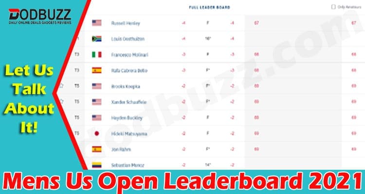 Mens Us Open Leaderboard 2021 (June) Know The Details!