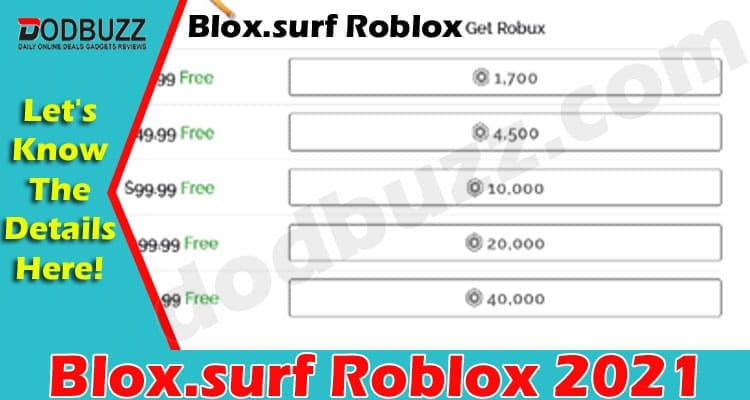 Blox.surf Roblox (July) Free Robux Generator-Secured?