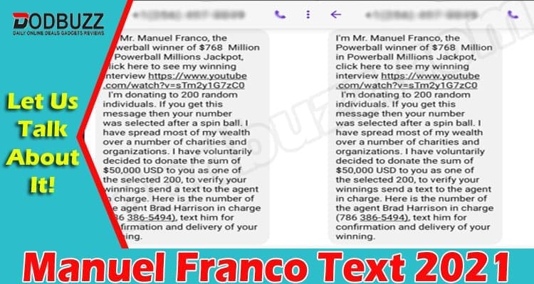 Manuel Franco Text (July) Get The Detailed Insight!