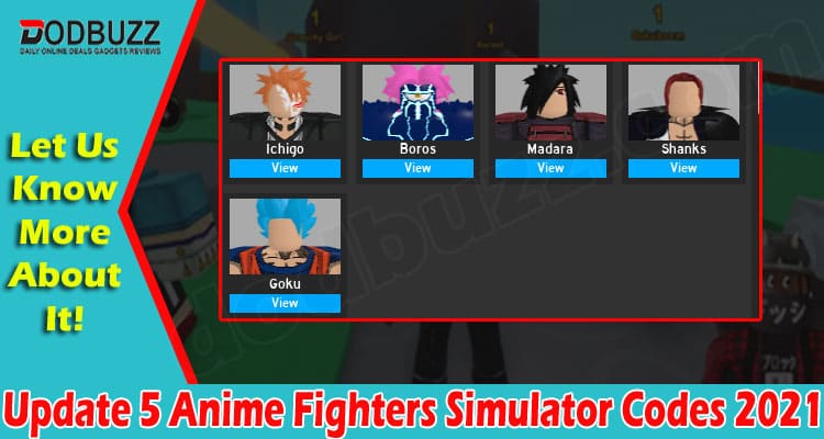 Update 5 Anime Fighters Simulator Codes (July) Read!