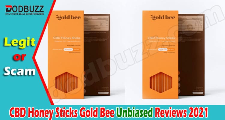 supplement online website reviews CBD Honey Sticks Gold Bee Review 2021 dodbuzz