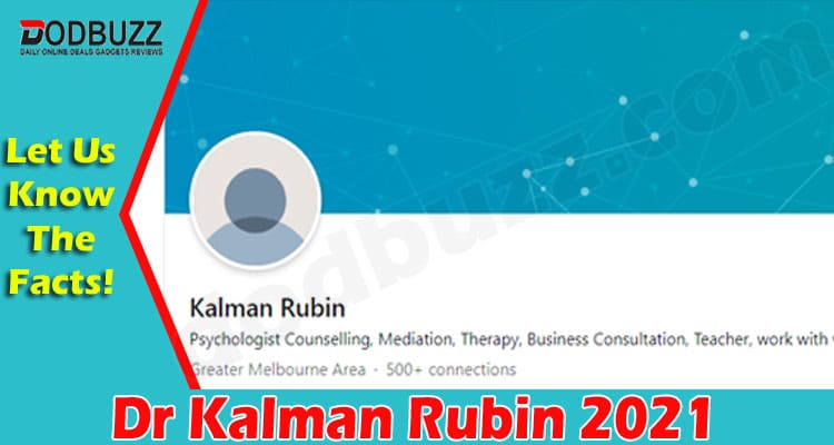 latest news Dr Kalman Rubin