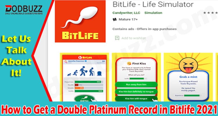How to Get a Double Platinum Record in Bitlife (Sep) Read