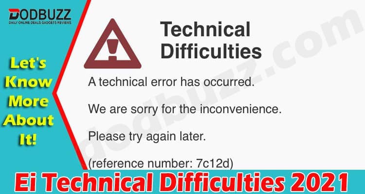 Latest News Ei Technical Difficulties