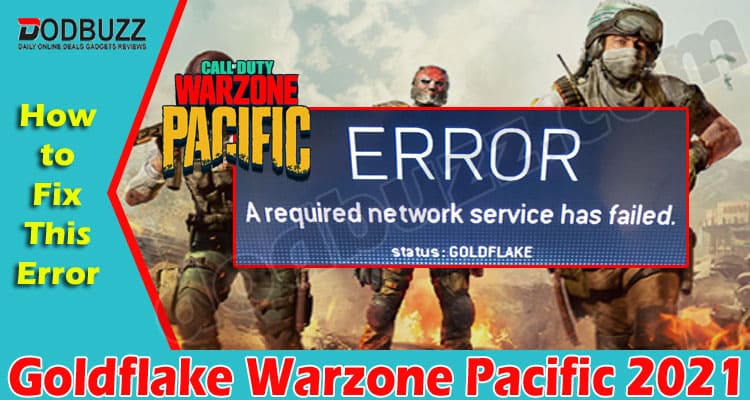 Goldflake Warzone Pacific (Dec) How To Fix This Error?