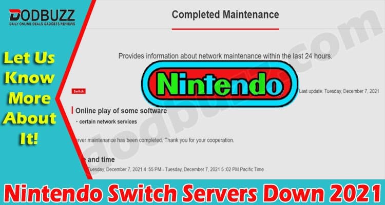 Nintendo Switch Servers Down (Dec 2021) Current Status!