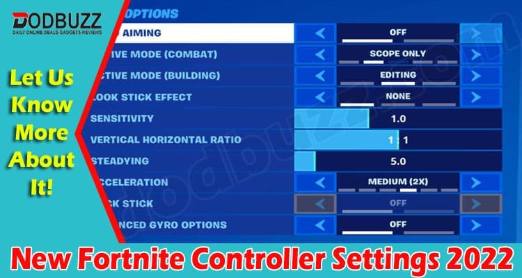 Gaming Tips New Fortnite Controller Settings