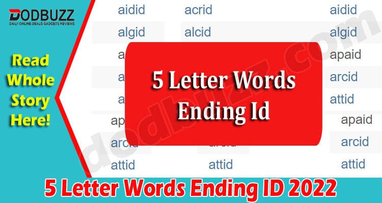 Gaming Tips 5 Letter Words Ending ID