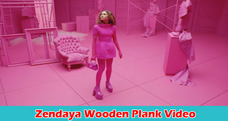latest-news Zendaya Wooden Plank Video