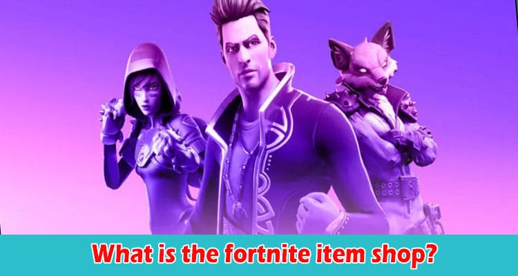 What is the fortnite item shop