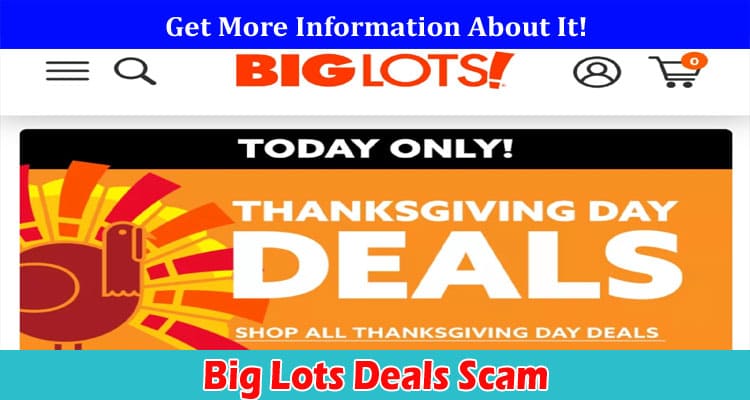 Big Lots Deals Scam Online Website Reviews