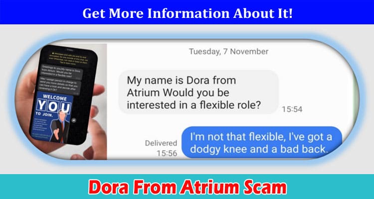Latest News Dora From Atrium Scam