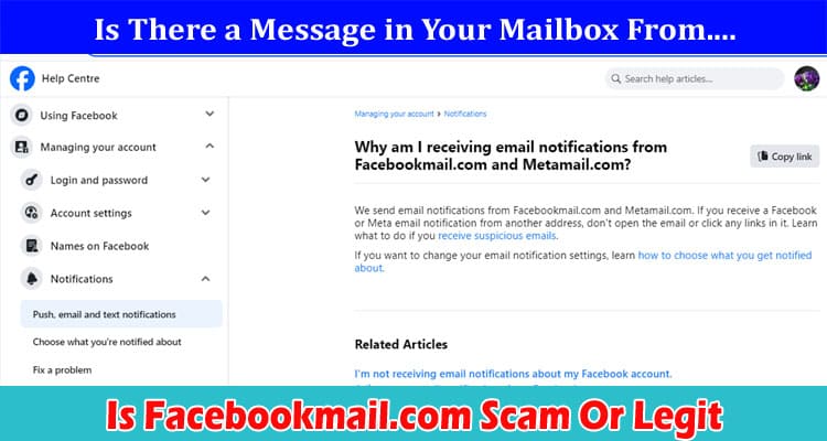 Is Facebookmail.com Scam Or Legit: Is The Security Mail Fake? What Is The Recovery Code?