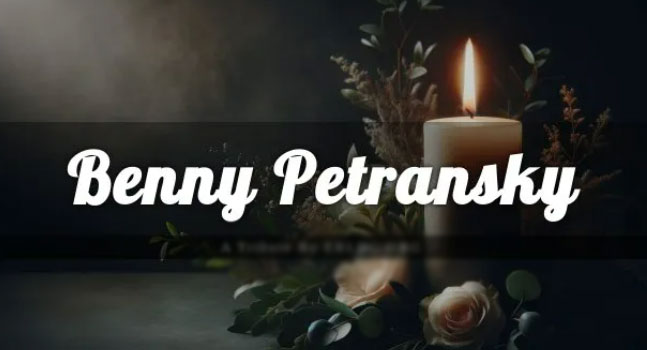 Funeral Service of Benny Petransky