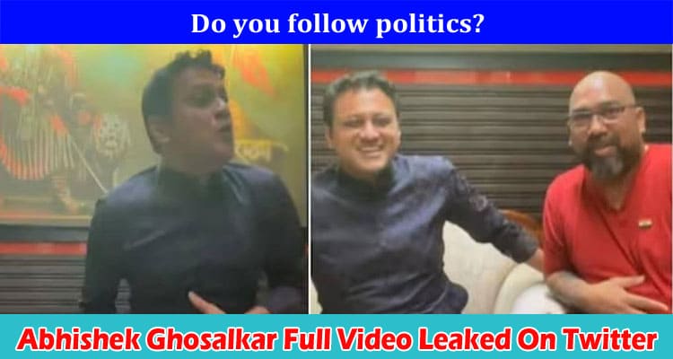 Latest News Abhishek Ghosalkar Full Video Leaked On Twitter