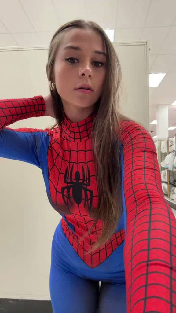 Sophie Rain Spiderman Costume Video